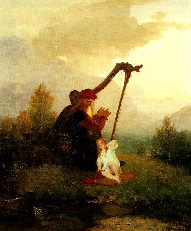 august malmstrom kung heimer och aslog oil painting image